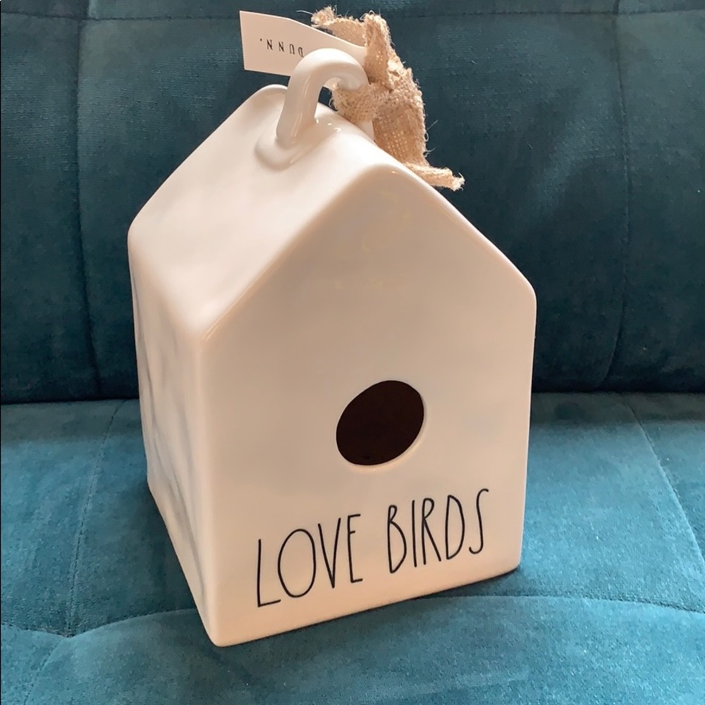 Rae Dunn Love Birds Birdhouse, NWT - Picture 2 of 11
